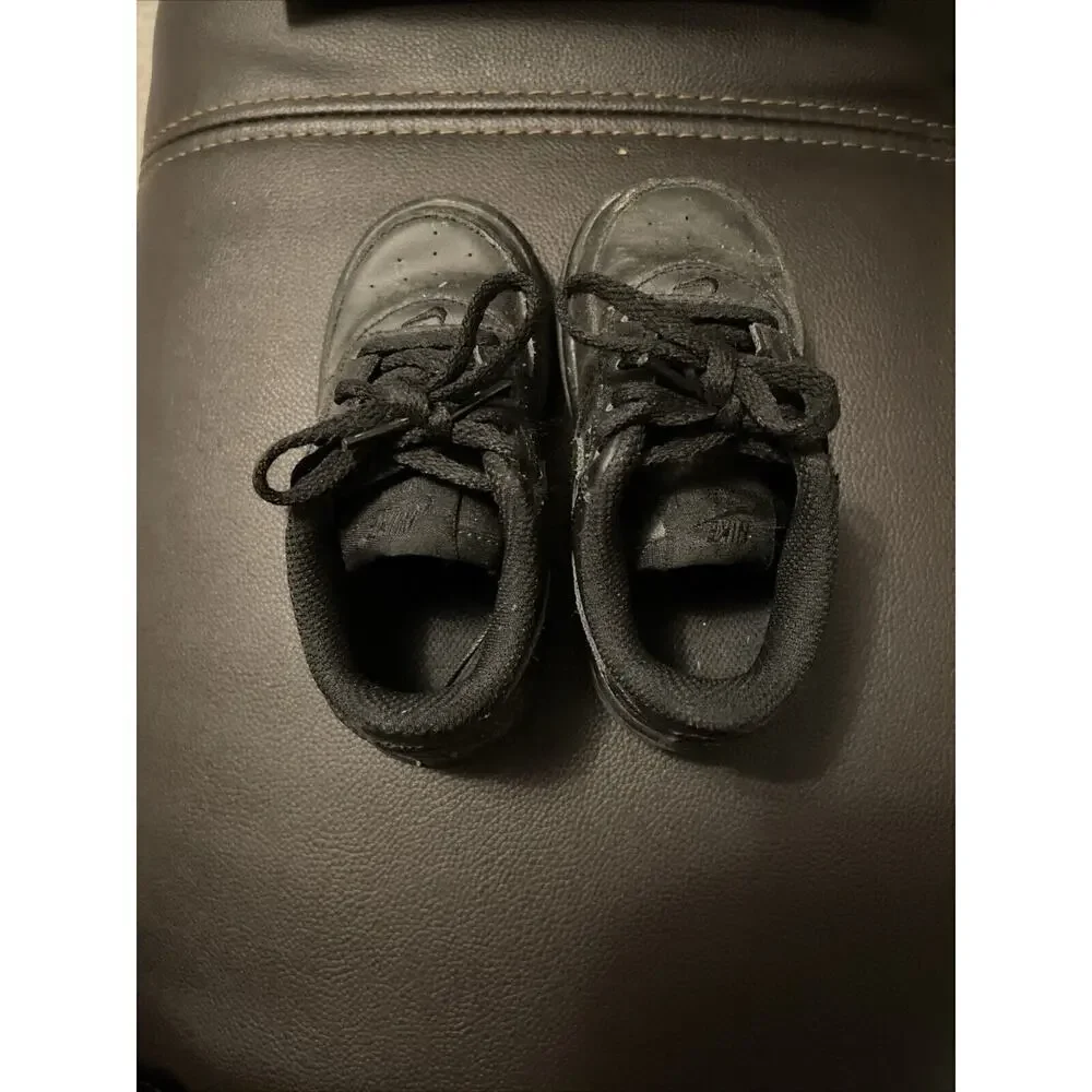 Nike Air Force 1 Black toddler size 7C with original box 314194009